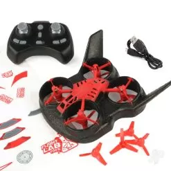 Flight Lab Toys FLT HoverCross Red RTF 2-in-1 Quadcopter And Hovercraft FHT1000 -Airplane Toy Store FHT1000 6