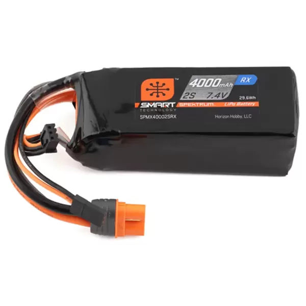 Spektrum RC 2S Smart LiPo Battery Pack (7.4V/4000mAh) W/IC3 Connector 3 Spektrum RC 2S Smart LiPo Battery Pack (7.4V/4000mAh) W/IC3 Connector