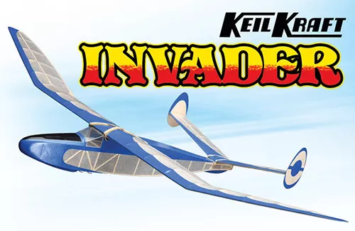 Keil Kraft Invader Kit - 24.5" Free-Flight Towline Glider 4 Keil Kraft Invader Kit - 24.5" Free-Flight Towline Glider - Image 2