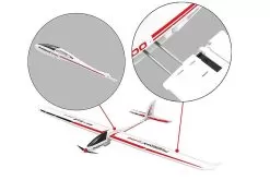 VOLANTEX PHOENIX 2400MM GLIDER W/ABS FUSELAGE ARTF -Airplane Toy Store gallery8 1